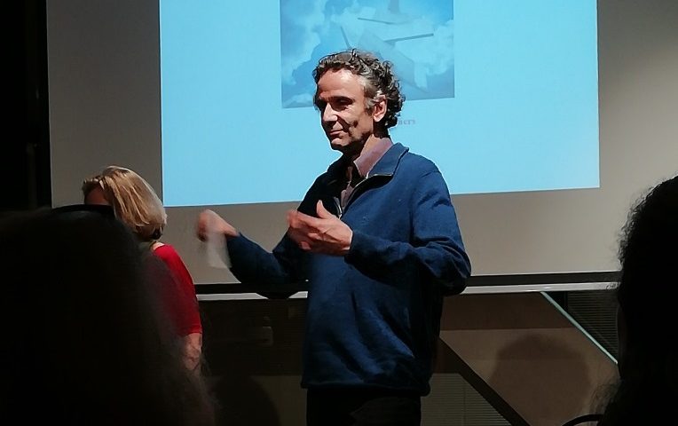 Michel Podolak durant la Rencontre Renaissance sur l'intuition