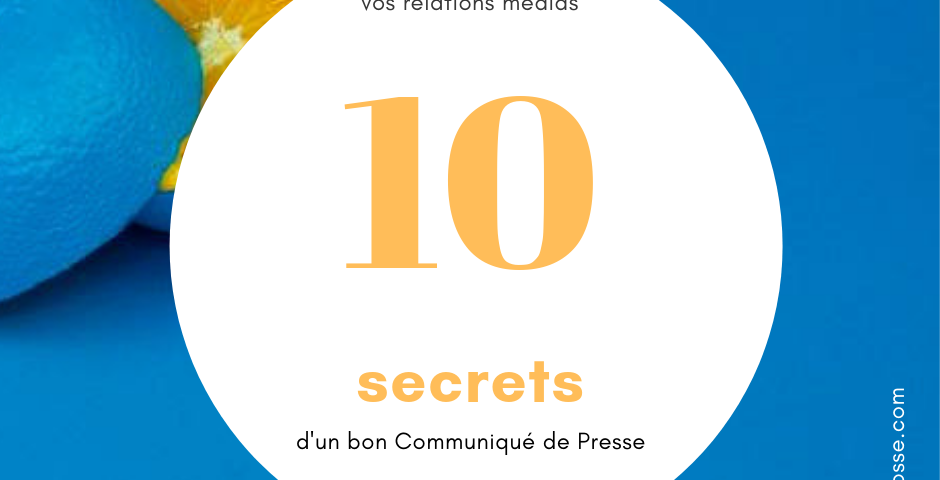 10 secrets d'un bon communiqué de presse