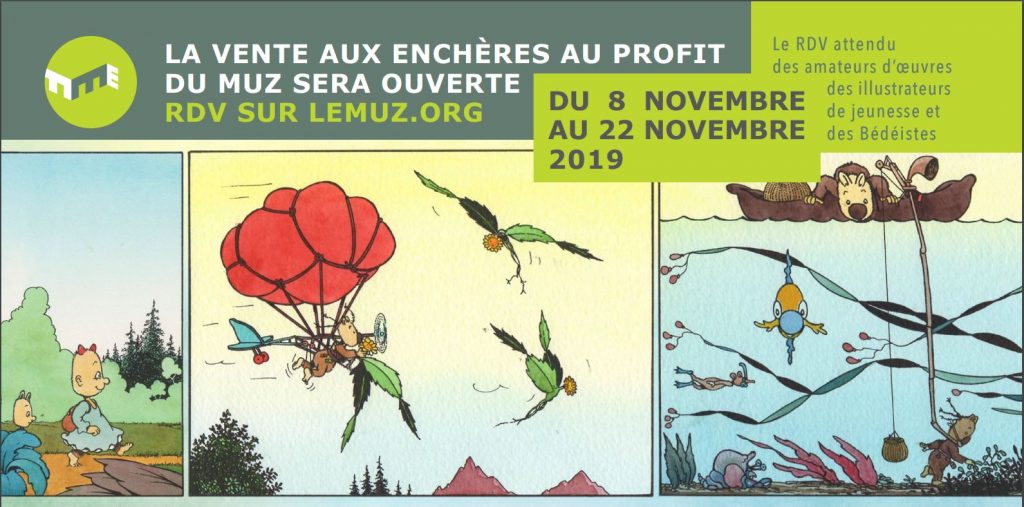 flyer vente aux enchères Muz 2019