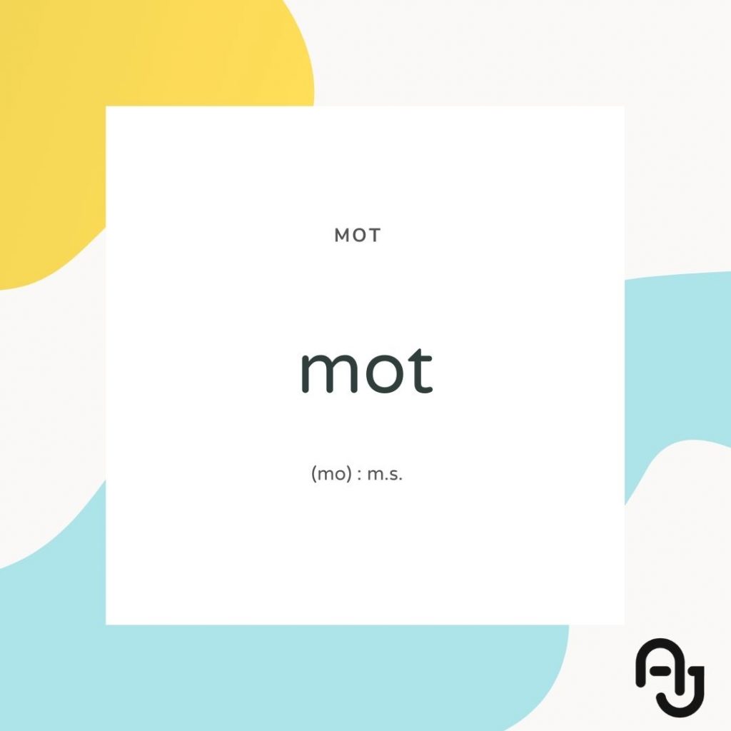 M com Mot les mots dans la communication