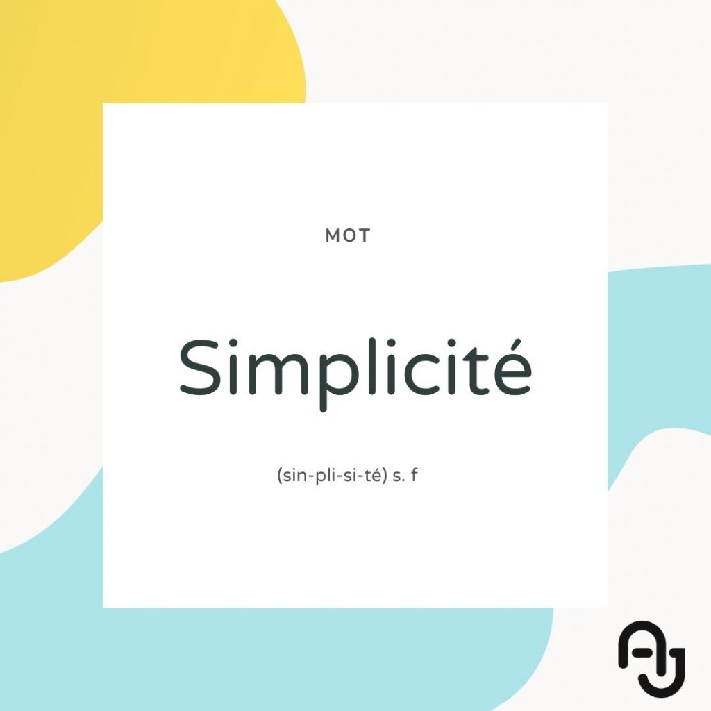 s com simplicité Simplicité et communication